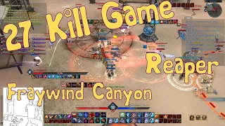 Tera PvP Reaper - 27-0 Fraywind Canyon (Full Game)