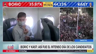 Boric y Kast: Así fue el intenso día de los candidatos