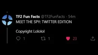 Meet the Spy but it's on Twitter and it's a Thread