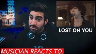 First Time Hearing | LP | Lost On You Live | Musician's Reaction