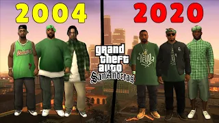 Как изменилась банда Grove Street за 16 лет? [GTA San Andreas Моды]