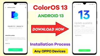 ColorOS 13 New Update | How to Install ColorOS 13 & Android 13 Any Oppo Device | Follow these Steps⚡