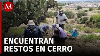 Localizan restos óseos en el cerro Chililete en Hidalgo