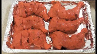 Tandoori chicken | Restaurant style tandoori chicken recipe | tandoori chicken in oven