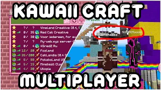 Como jogar com amigos no Kawaii craft| Multiplayer.