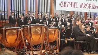 Первое серьезное выступление Васи в составе хора мальчиков и юношей "Cantus".