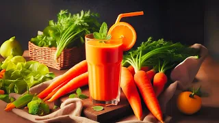 Make This Healthier Than Ever Carrot Smoothie You Won't Believe What's In it!