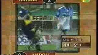 Verona - Napoli 2-0 stagione 1996-1997