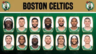 Boston CELTICS New Roster 2023/2024 - Player Lineup Profile Update as of October 23