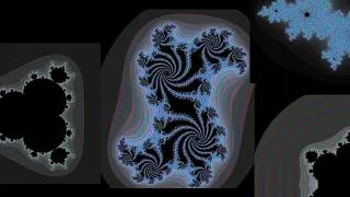Fractals with Julia Set, different powers | Mandelbrot fractal and Julia Set