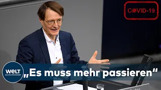 WELT INTERVIEW: Gesundheitsexperte Lauterbach hält die Corona-Maßnahmen für unzureichend