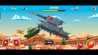 Gerand Bent Barrels Tiger Tank Level 12 Vs Goose Enemies Tank | Survive Mode