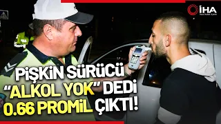 Alkollü Yakalandı, “Alkol Yok” Deyip “Araç Kullanmadım” Dedi