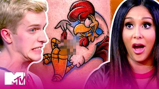 These BFFs Expose Each Other’s Shady Behavior w/ NSFW Tattoos | How Far Is Tattoo Far? | MTV