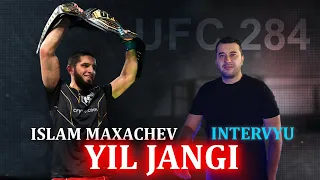 Islam Maxachev UFC 284 yil jangi oldidan Davron Fayziyevga intervyu berdi