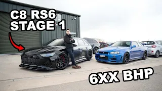 AUDI RS6 C8 GOES STAGE 1 | PIPERCROSS INTAKE | 6XX BHP