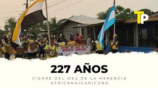 cierre del mes de la Herencia Africana/Garifuna en el triunfo de la cruz Honduras 🇭🇳 🟡⚪️⚫️#viral