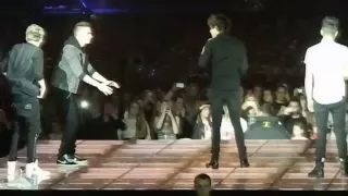 Liam and Harry doing the worm Take Me Home Tour 2013