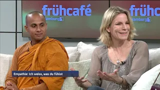 Monika Hein und der Mönch Thero im Interview zum Buch "Empathie" bei Hamburg 1