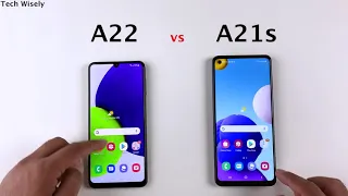 SAMSUNG A22 vs A21s Speed Test