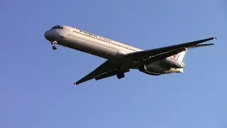 Bulgarian Air Charter MD-82 (LZ-LDM) landing at munich Airport!