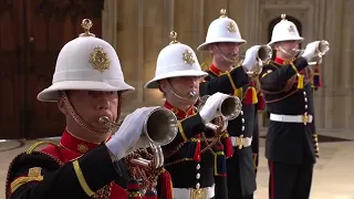 The Bugles of the Royal Marines sound The Last Post at St. George’s Chapel