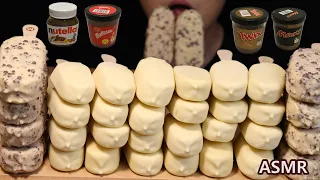 ASMR MAGNUM NUTELLA CHOCOLATE ICE CREAM DESSERT MUKBANG es krim sorveteアイスクリーム 매그넘 누텔라 초콜릿 아이스크림 먹방