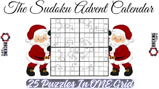 25 puzzles in ONE Sudoku grid!!