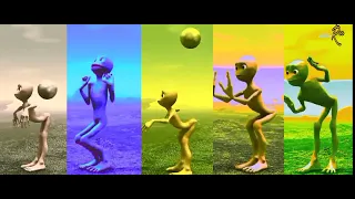 COLOR DANCE CHALLENGE DAME TU COSITA ALIEN VS ALIEN FUNNY DANCE