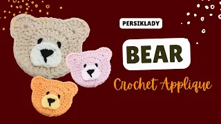 Easy Crochet Bear Applique