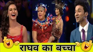 Raghav Juyal his wife bharti and their children comedy scene - Dance plus