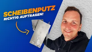 Scheibenputz richtig schön auftragen und strukturieren | Anleitung!