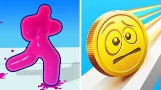 Coin Rush Vs Blob Shape Shifting 🔮🔮Big All Max Levels Update Walkthrough Android iOS Gameplay