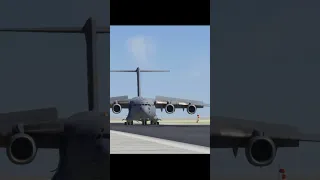 C-17 Tactical Descent and landing at Edwards Base