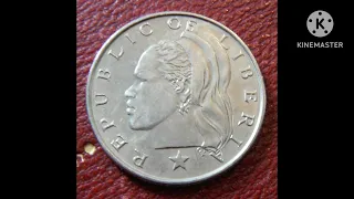 1968 Republic of Liberia 25 Cents Coin