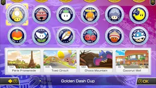 Mario Kart 8 Deluxe Golden Dash Cup & Lucky Cat Cup (DLC)