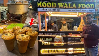 Kulhad Pizza Street Pe First Time Deoria Most Famous kulhad Pizza