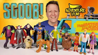 SCOOB Official Movie Trailer Action Figures! Scooby Doo Movie Figures Adventure Fun Toy Review!