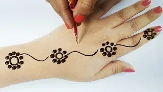 Easy Karwachauth Mehndi - Eid / Ramzan Special Mehndi 2022 | आसान मेहँदी लगाना सीखे