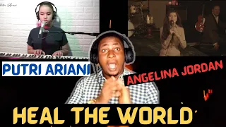 Angelina Jordan & Putri Ariani (Singers, 1 Song) - Heal the World (Michael Jackson cover) |REACTION