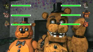 [SFM FNAF] Don't Mess with Ignited Freddy #3 WITH HealthBars