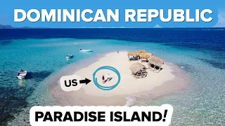 You Won't Believe this Exists in the Dominican Republic 😲 Paradise Island / Cayo Arena Puerto Plata