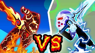 FINAL BOSS LAVA VS GRIFFON ICE - SUMMON NEW LEVELS MODE INSANE HARD | STICK WAR LEGACY - HUGO GAMING