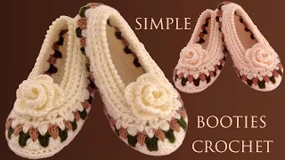 Zapatos a crochet Punto flores Primavera con rosas 3D y plantillas tejidas con ganchillo
