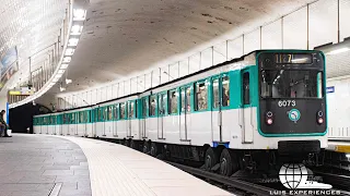 DERNIERS TOURS DU TRAIN MP-59 SUR LA LIGNE 11 MÉTRO DE PARIS