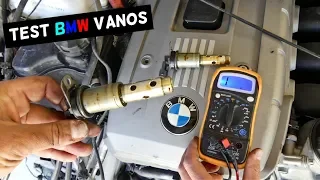 HOW TO TEST BMW VANOS SOLENOID