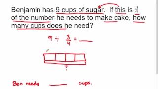 6.NS.1 - Division of Whole Number by Fraction Word Problem