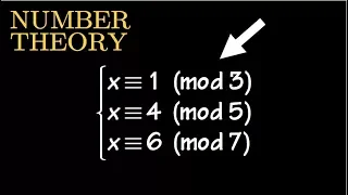 System of congruences, modular arithmetic