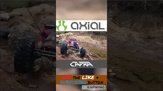 RC Crawling The Creek Line w/the Axial Capra 4x4 4WS 1/10 Unlimited Trail Buggy #shorts
