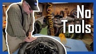 Tire Install Garbage Bag Trick: Model A, Model T